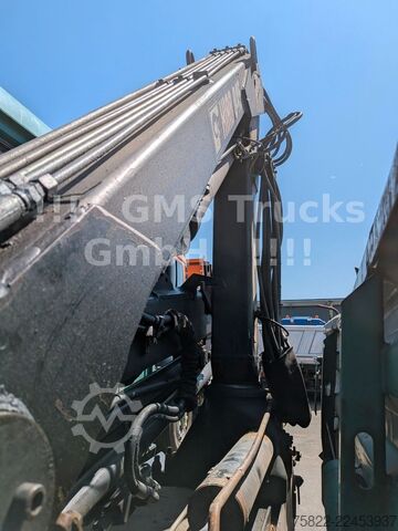 Camion benne MAN 8-174 / Hiab 045 Kran / Kipper Meiler