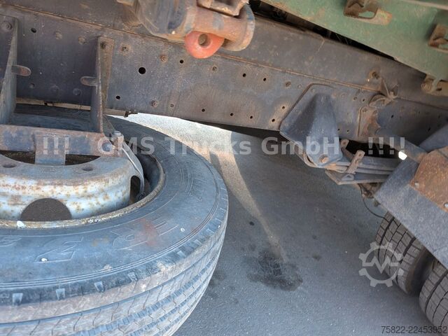 Camion-benne tricar MAN 8-174 / Hiab 045 Kran / Kipper Meiler