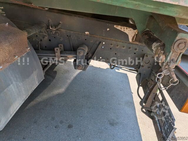 Camion-benne tricar MAN 8-174 / Hiab 045 Kran / Kipper Meiler