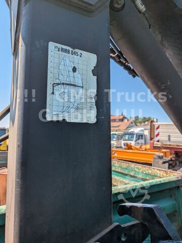Camion-benne tricar MAN 8-174 / Hiab 045 Kran / Kipper Meiler
