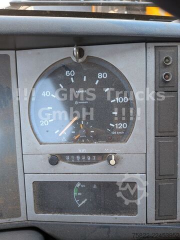 Camion-benne tricar MAN 8-174 / Hiab 045 Kran / Kipper Meiler