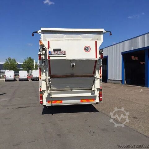 Müllwagen DAF CF 75 250 FAN + Geesink garbage + Krane HIAB 195