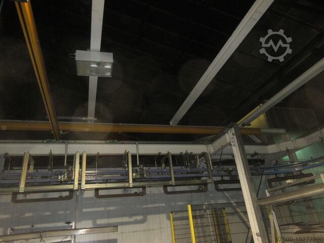 Ciel de grue Grue de hall Voie de grue Demag Erikkila Portalkran 10x8m 500KG Demag Kettenzug 500KG 0,5t Kran
