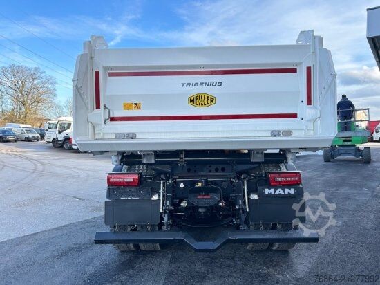 Trostrani kiperski kamion MAN TGS 35.520 3-SEITENKIPPER, 8X4,  MEILLER-KIPPER, BORDMATIK, AUTOMATIK, E6, RETARDER