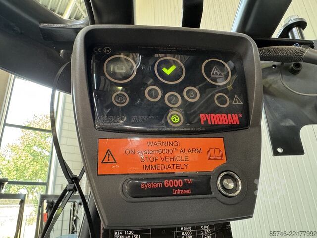 R 14 - * Atex EX * Pyroban 3G / Zone 2 * Triplex FFL !! NYT batteri !! LINDE R 14 -  * Atex EX * Pyroban  3G / Zone 2 * Triplex FFL  !! NEW battery !!