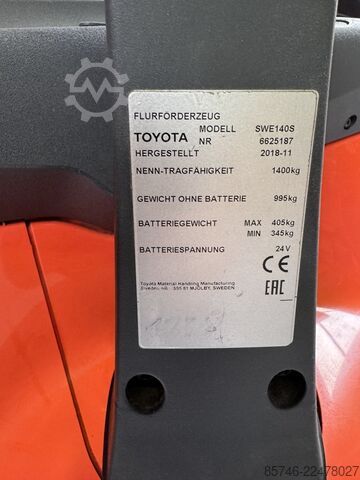 SWE 140 S - med palleomskifter!! TOYOTA SWE 140 S - with PALLETCHANGER !!