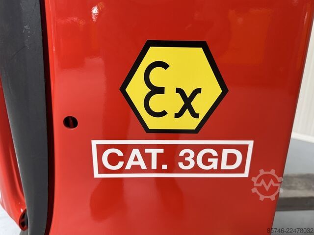 T 20 * DEMO * Atex EX * Proplan 3GD / Zona 2 & 22 !! Garpu Miring !! Baterai BARU !! LINDE T 20 * DEMO * Atex EX * Proplan 3GD / Zone 2 & 22 !! Tilting Forks !! NEW battery !!