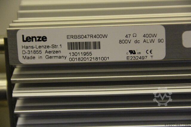 ตัวต้านทานเบรก Lenze ERBS047R400W