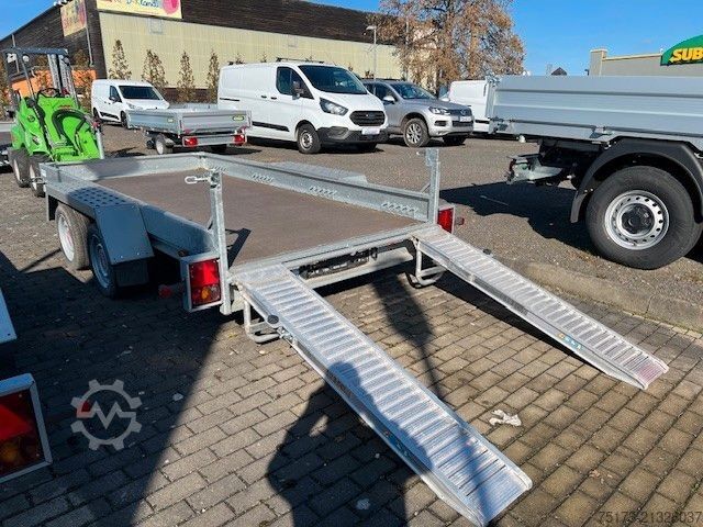 Remolque con plataforma de trabajo STEMA BMAT   Baumaschinenanhänger 100kmh