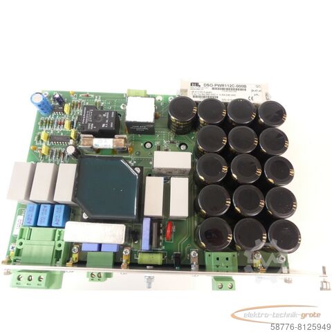 Component  ETEL DSO Power Supply DSO-PWR112C-000B SN 016431181