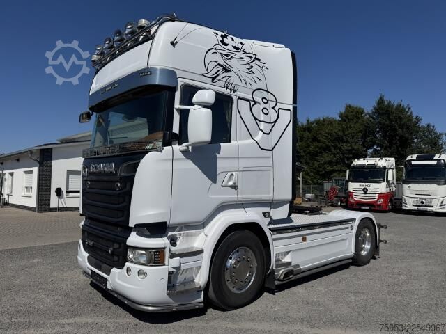 יחידת גרר סטנדרטית Scania R 730 4x2 Topline Vollluft Top gepflegt Euro 6
