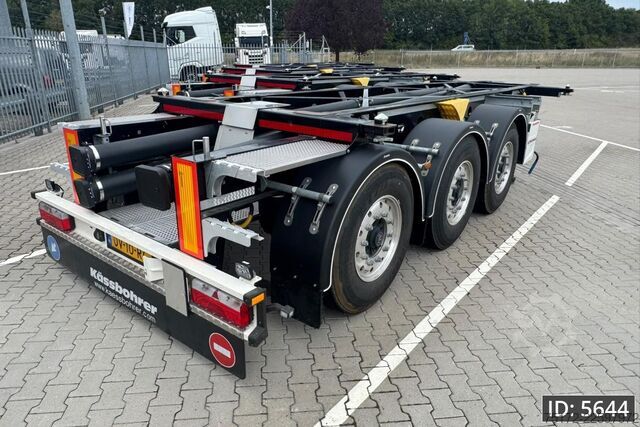 コンテナ輸送 Kässbohrer XS Tankchassis ADR / BPW Axles / Alu rims / Mor...
