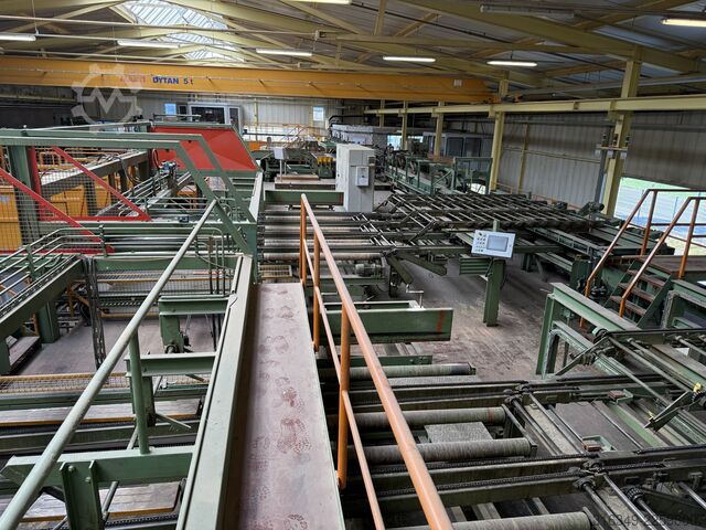 Linha de serra vertical EWD com refiladora EWD 