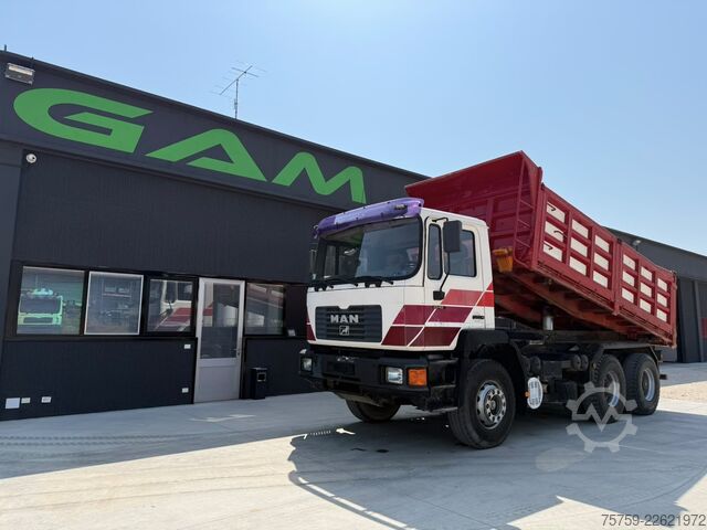 Tre-sidet tipbil MAN 33.422 Kipper 6x4 33Ton