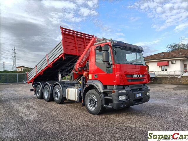 TRUCK WITH CRANE AND TIPPING TRUCK Iveco STRALIS 320S45