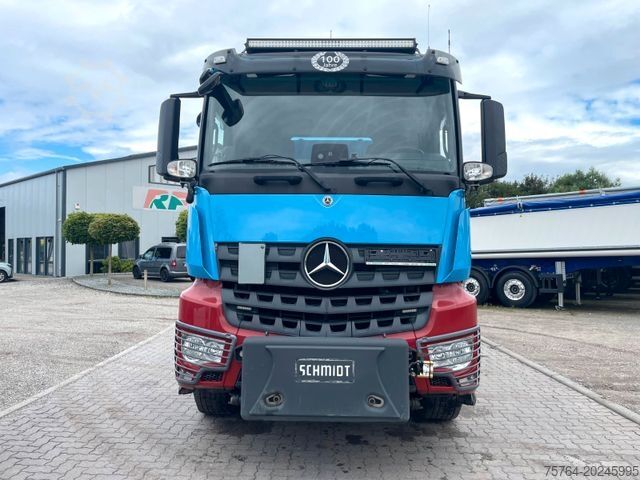 Tresidig tipplastbil MERCEDES-BENZ 2643 /6x6H ALLRAD/Meiller/Bordmatik/Schneeplatte
