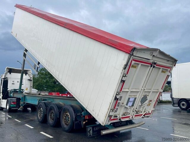 Avfallsbil Trouillet SOCARI 69 m3 left side opens, self pump tyres, etc