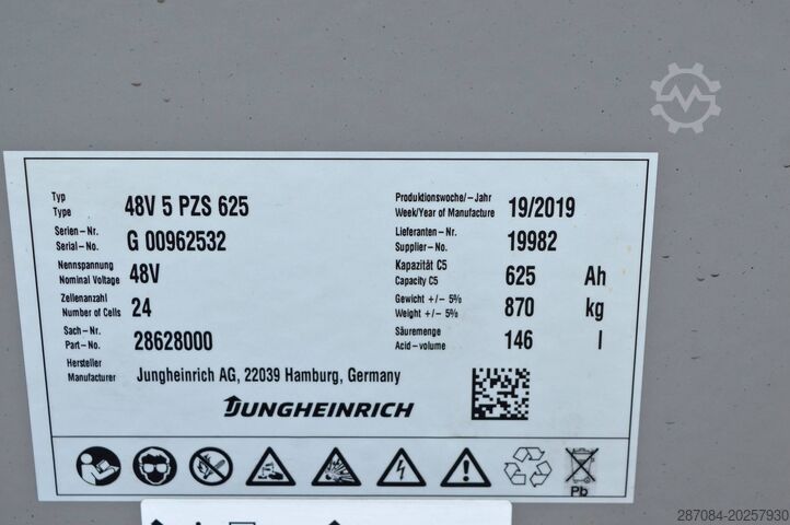 Carretilla elevadora de 4 ruedas Jungheinrich EFG 316k