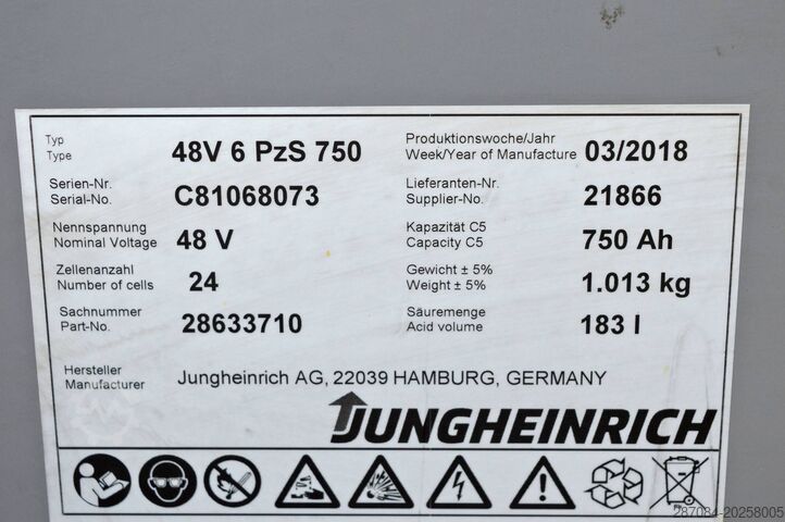 3 kerekű targonca Jungheinrich EFG 220