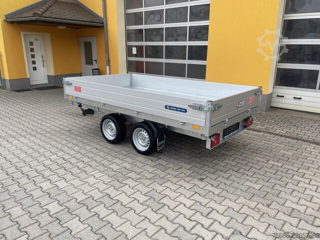 Trosmjerni kiper prikolica Saris K3 306 170 2700 + Alu-Schienen + E-Pumpe