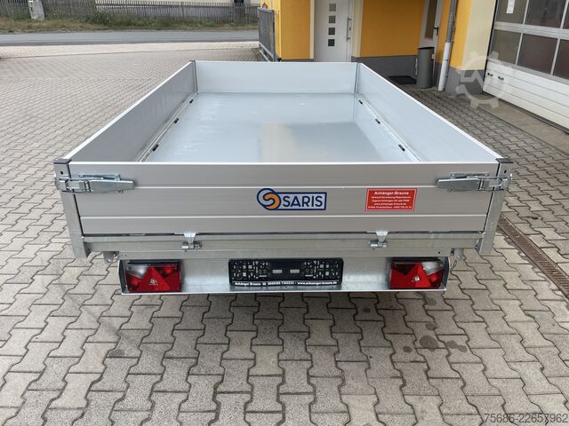 Trosmjerni kiper prikolica Saris K3 306 170 2700 + Alu-Schienen + E-Pumpe