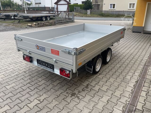 Trosmjerni kiper prikolica Saris K3 306 170 2700 + Alu-Schienen + E-Pumpe