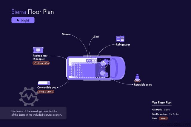 Kamp-prikolica/kamper 2022 Ford Panama | Manuale | Tetto a Soffietto