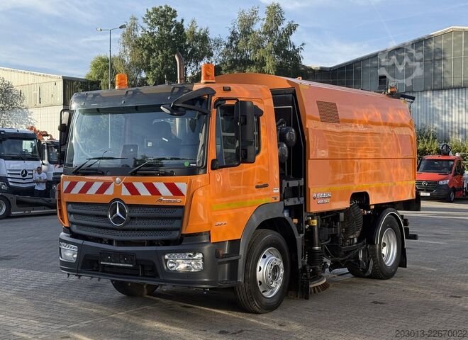 รถกวาดถนน MERCEDES-BENZ ATEGO 1323 Kehrmaschine FAUN VIAJET