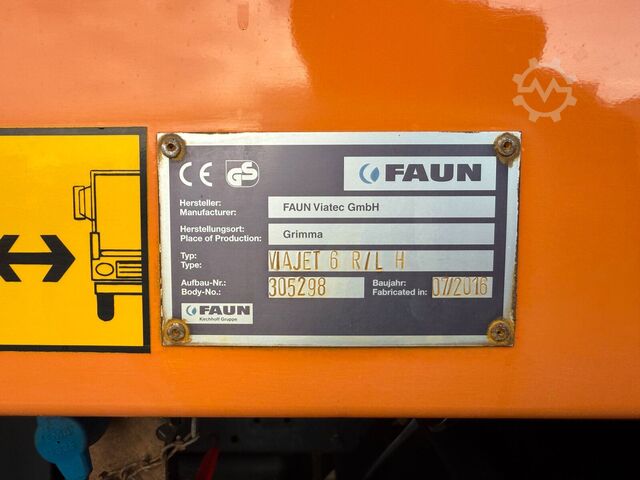 รถกวาดถนน MERCEDES-BENZ ATEGO 1323 Kehrmaschine FAUN VIAJET