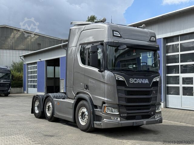 หัวลากมาตรฐาน SCANIA R530 6x2 SZM für Tieflader Luft/ Luft Retarder