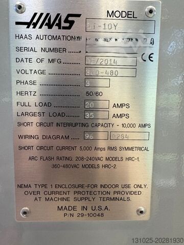 CNC Τόρνος HAAS ST-10Y