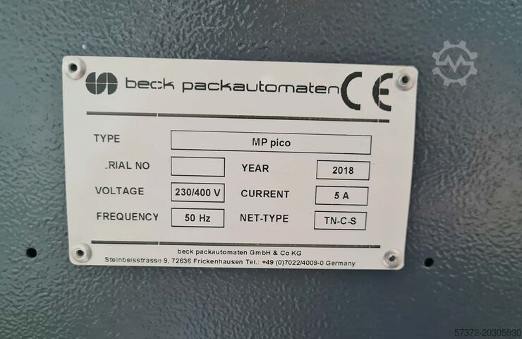 Filmpakkemaskine Beck beck-Multiplex MP pico