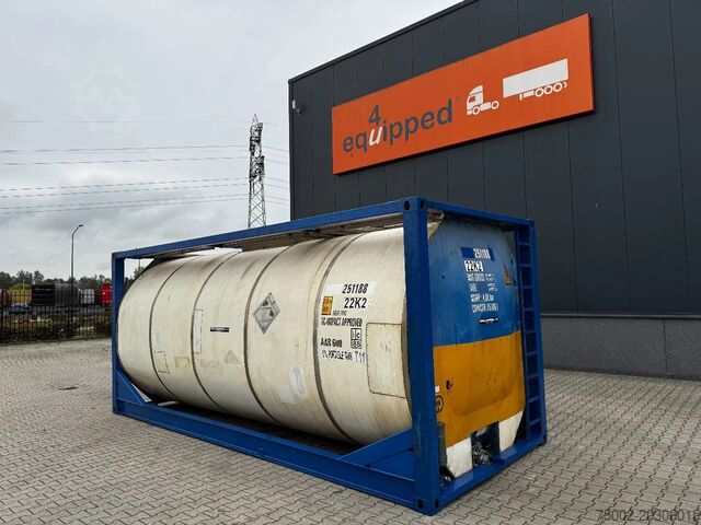 Säiliön säiliö Van Hool 20FT ISO, 25.000L / 1-COMP /  T11/ valid 2,5Y t...