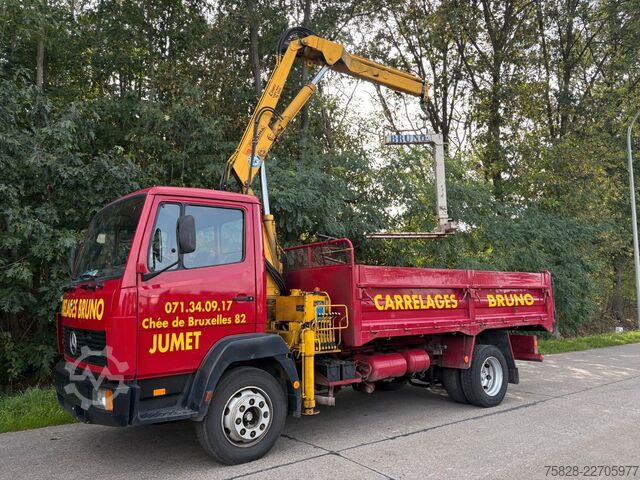 Xe ben MERCEDES-BENZ Ecoliner 1114 + Kran Copma