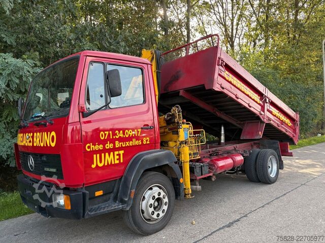 Xe ben MERCEDES-BENZ Ecoliner 1114 + Kran Copma