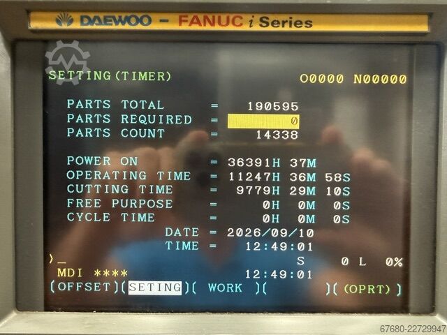 CNC lathe DAEWOO Puma 240L
