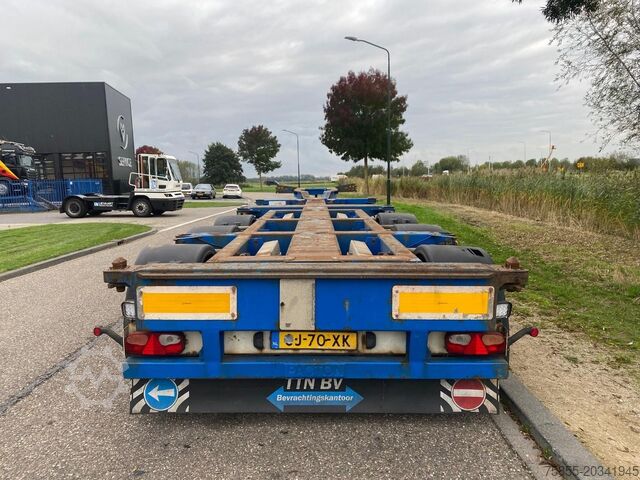 Container transport Pacton T3-010 Multi Chassis / Extendable / BPW Axles /...