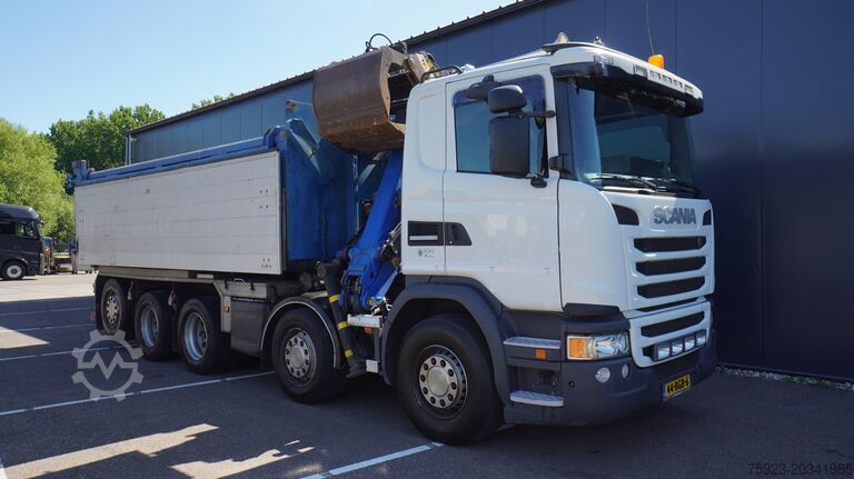 Kranbil Scania G 490 10X4 CABLE SYSTEM TRUCK WITH PALFINGER Q1...