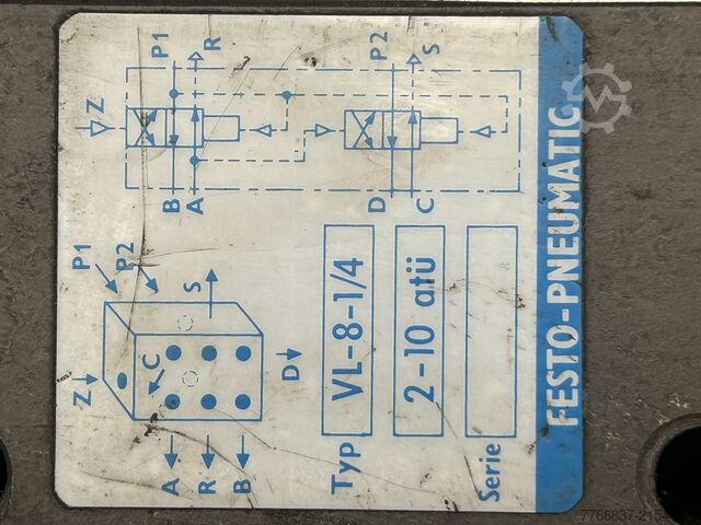 Поворотный стол, Пневматический поворотный стол Festo Pneumatk ST-270 A