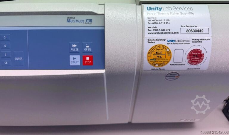 Wirówka stołowa Wirówka chłodząca Thermo Fisher Scientific Heraeus Multifuge X3R TX 750