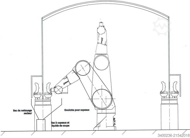2011 Stäubli P 100 9TAB-3POS BTI30 robot frezujący Stäubli P 100 9TAB-3POS BTI30