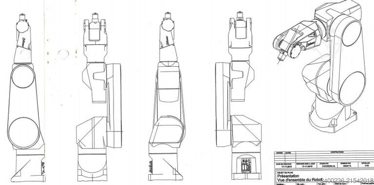 2011 Stäubli P 100 9TAB-3POS BTI30 robot frezujący Stäubli P 100 9TAB-3POS BTI30
