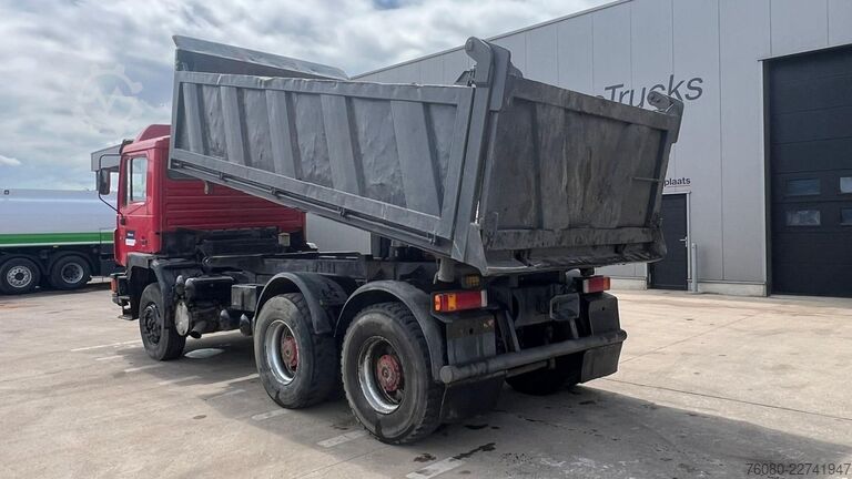 Трехсторонний опрокидыватель MAN 32.372 (13T AXLES / LAMES / GRAND PONT / BIG AX...