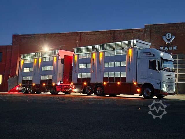 Szarvasmarha-szállítás Volvo FH 13.500 XL 6x2 - Pezzaioli livestock 3 deck +...