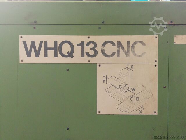 מכונת קדיחה עם שולחן TOS Varnsdorf WHQ 13.8