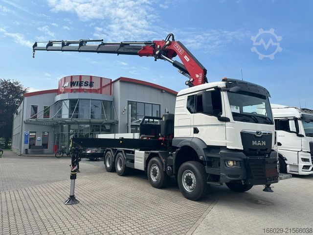 جرثقیل نصب‌شده روی کامیون MAN TGS 41.520 8x8 mit Fassi Ladekran F705R.2.6 TECH