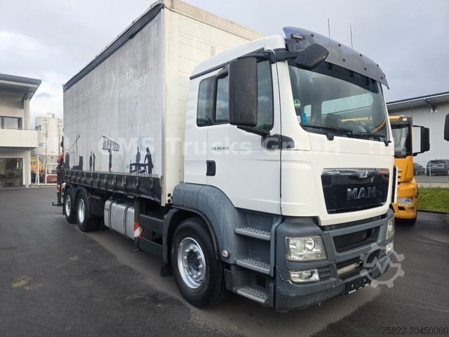 Jeřáb na nákladním automobilu MAN TGS / NUR149km / 31m Palfinger Kran PK 34002+Jib