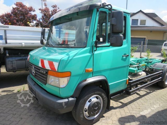 Transporter mit Kipper MERCEDES-BENZ Vario 815 D Abrollkipper Palfinger City Aufbau