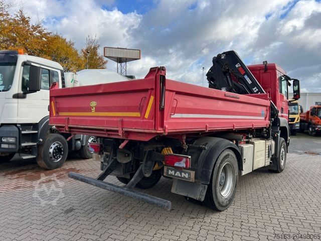 Dreiseitenkipper LKW MAN TG-S 18.360 4x4 BL 2-Achs Allradkipper Kran Funk