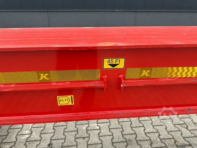 Platform römorku Kässbohrer LOWBED new and unused Heavy-Duty flatbed / 690c...